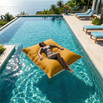 XXL Floating Bean Bag Cover 180x140 Honey Yellow - (Cover Only - To Fill - Spécial Pool)