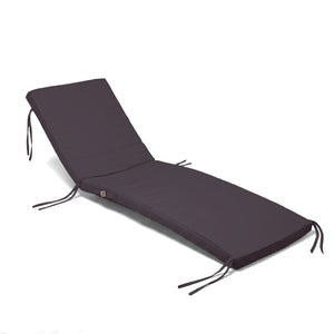 Ligbedkussen 185x60 Koolstofgrijs - Afneembaar & Waterdicht (Ligstoel)