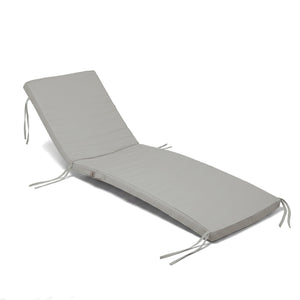 Colchão para Espreguiçadeira 185x60 Cinzento Seixo - Capa Amovível & Impermeável (Espreguiçadeira)