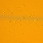 Matelas bain de soleil jaune miel pour transat, déhoussable et imperméable, 185x60 cm, confort et protection pour extérieur.