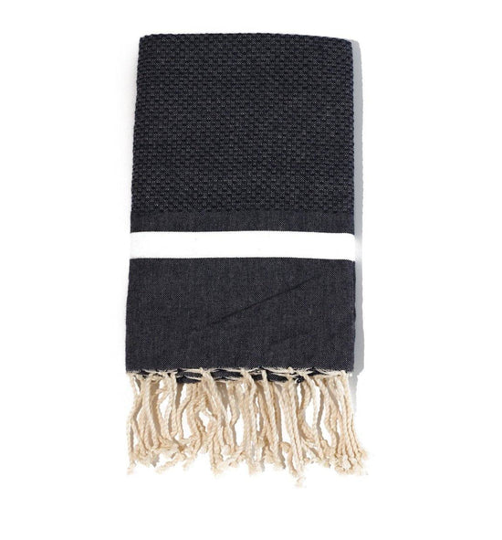 Fouta en coton tissage nid d&