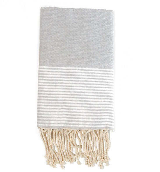 Fouta en coton tissage nid d&