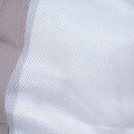 Pouf géant flottant Deco-arts.fr, 180x140 cm, en tissu gris galet, idéal pour piscine et détente en extérieur.