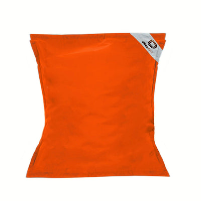 Housse de pouf flottant XXL 180x140 cm en tissu orange pour piscine, compatible avec beanbag Deco-arts.fr, sans garniture
