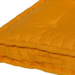 Kit de coussins palette Decoartss, assise et dossiers capitonnés Jaune Miel 120x80cm, épaisseur 20cm pour fauteuils et canapés.