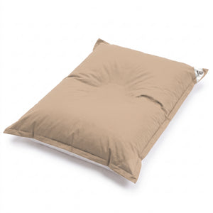 Housse de Pouf Flottant XXL 180x140 Beige - (Housse Seule à Garnir - Spécial Piscine)