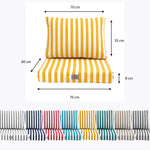 Ambiance jardin avec coussin jaune