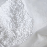 Pouf flottant géant XXL 170x90 cm, beige, pour piscine, matelas hamac à billes, intérieur extérieur, confort adulte.