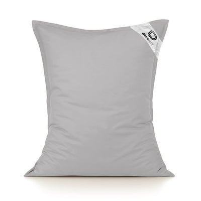 Housse pour Pouf Géant XL 120x80cm Intérieur et Extérieur - Gris galet - Deco-arts.fr