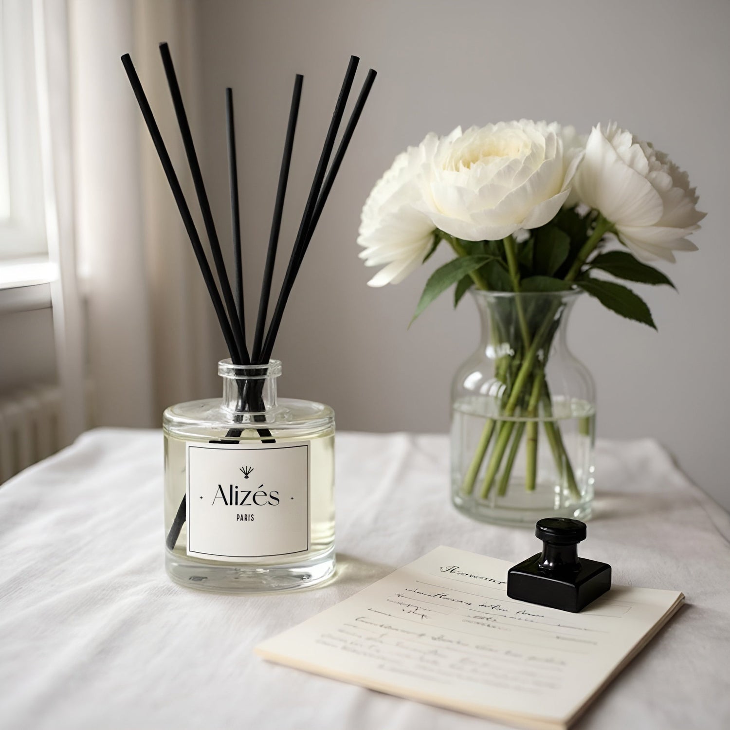 Diffuseur La Parisienne – 100ml – Ambre & Patchouli – Alizés Paris - Deco-arts.fr