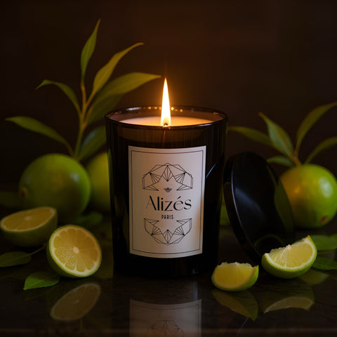 Natural scented candle – Beeswax 180g – Poker & Tobacco