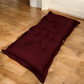 Futon XXL en lin matelas de sol 195x100cm - prune - Deco-arts.fr