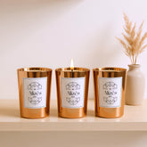 Trio Bougies La Tropézienne – 3x180g – Ambre & Rose – Alizés - Déco Arts