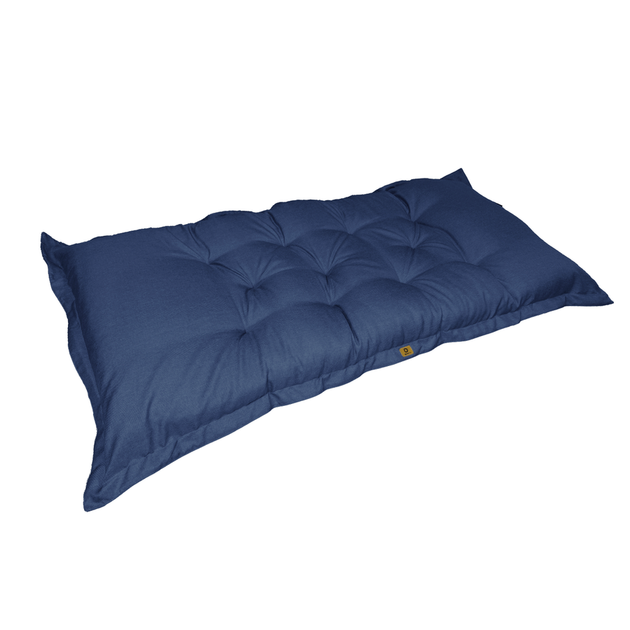 XXL-Boden-Futon in Leinenoptik 195x100 Indigoblau – Foto 6