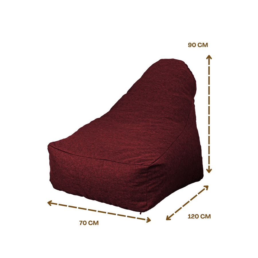 XXL Armchair Bean Bag 120x90 Plum – photo 6