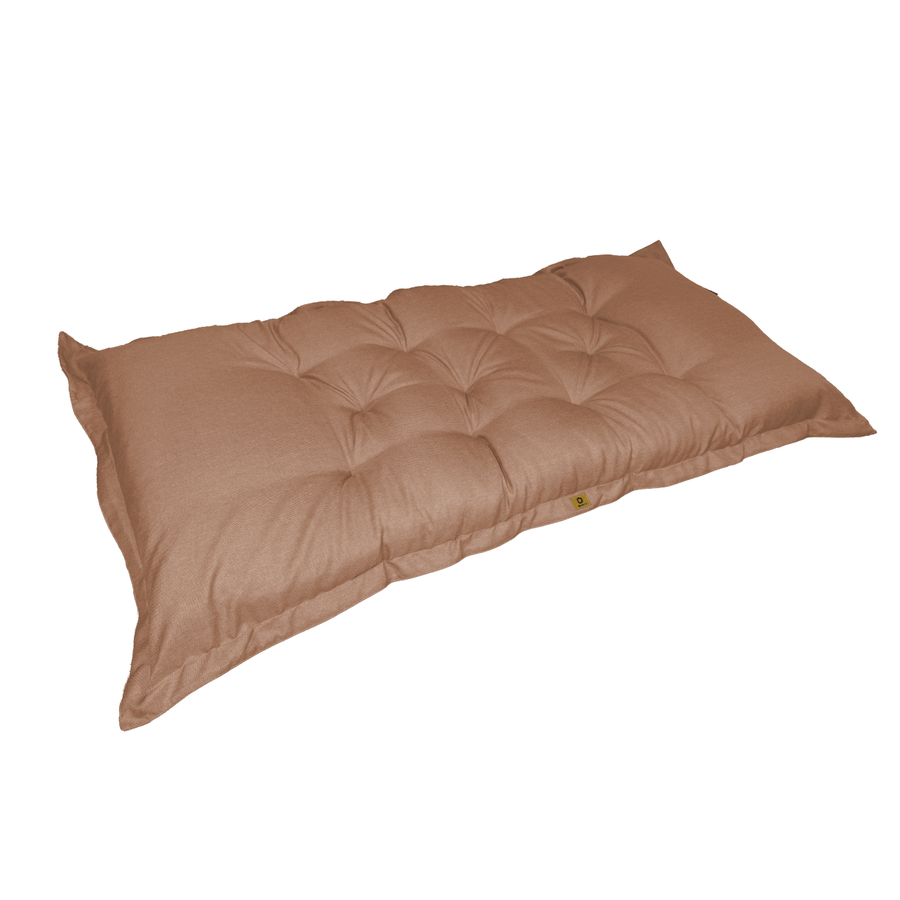 XXL vloerfuton in linnen look 195x100 Marron – foto 6