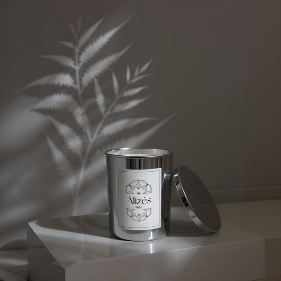 Bougie parfumée naturelle  – Cire d’abeille 180g – Fruits & Fleurs - Deco-arts.fr