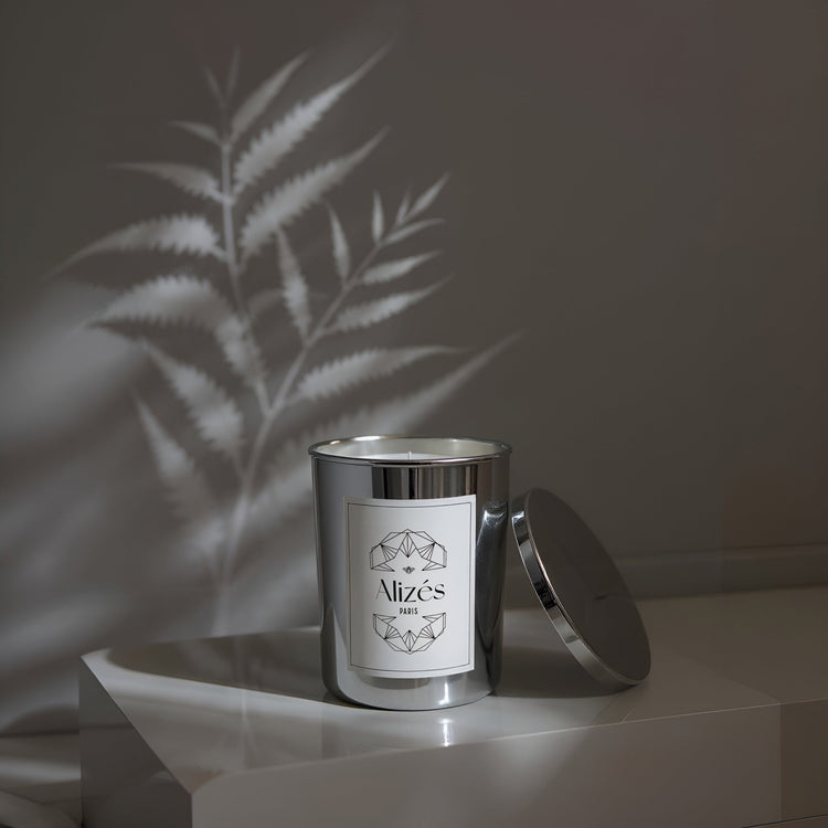 Bougie parfumée naturelle  – Cire d’abeille 180g – Fruits & Fleurs - Deco-arts.fr