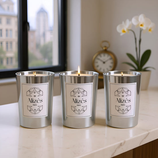 Trio Bougies La Provençale – 3x180g – Fruits & Fleurs – Alizés - Deco-arts.fr