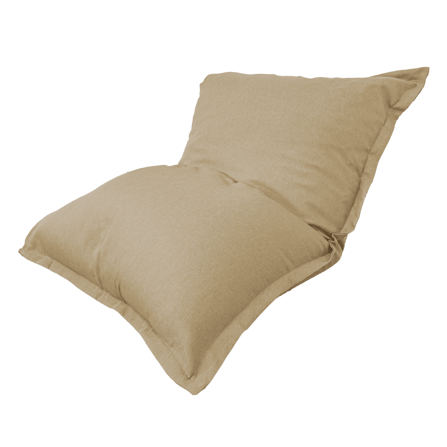 XXL-Riesen-Sitzsack 190x155 Beige, abnehmbarer Bezug