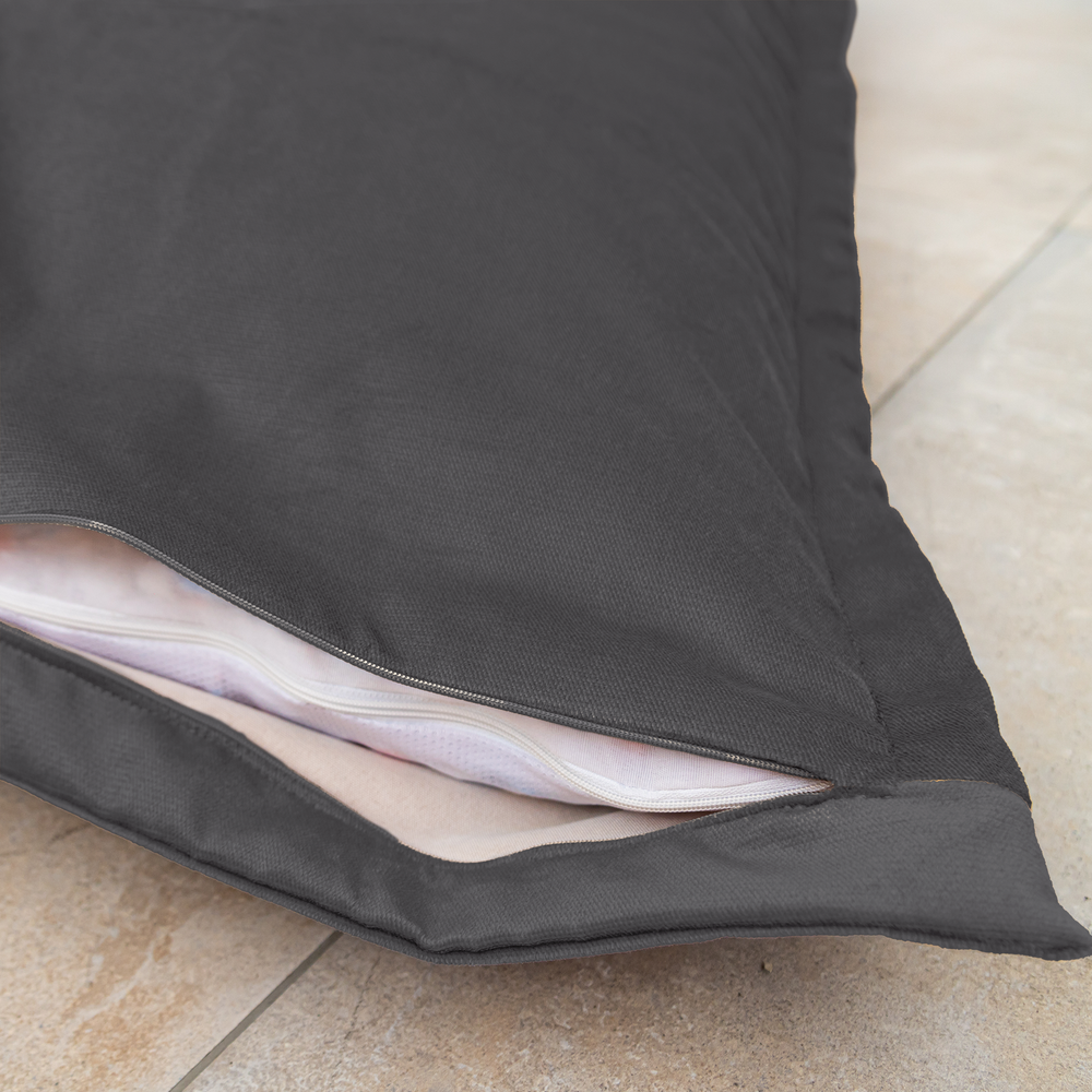 XXL-Riesen-Sitzsack 190x155 Dunkelgrau, für den Innenbereich