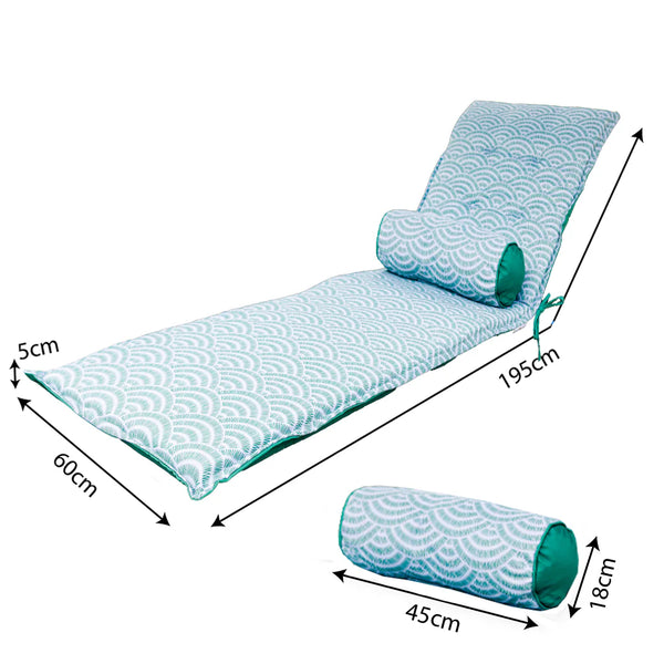 Ambiance jardin avec matelas