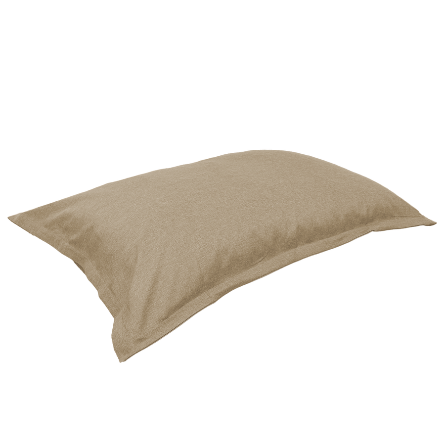 XL-Riesen-Sitzkissen 150x100 Beige, Füllung aus Schaumstoffflocken