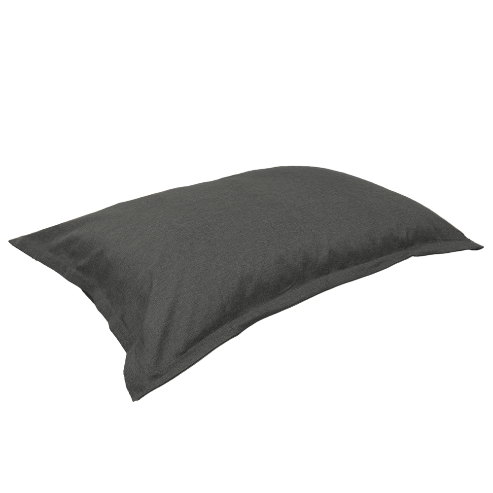 XL reuzen zitkussen 150x100 Grijs Chiné, vulling van schuimvlokken