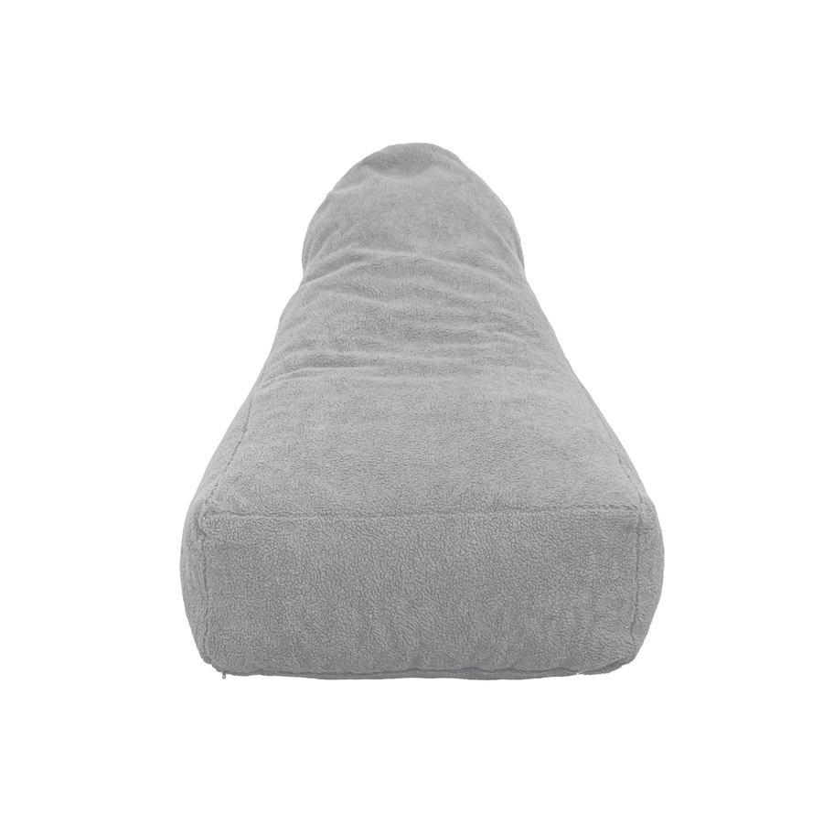 Fauteuil Pouf XXL 120x90 Gris Clair, pour l'intérieur