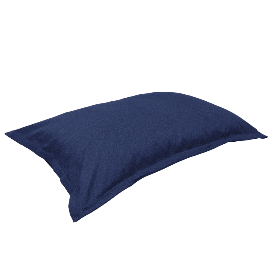 XL-Riesen-Sitzkissen 150x100 Indigoblau, Füllung aus Schaumstoffflocken