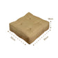 Lot de 2 coussins de sol effet lin 50 x 50 x 18 cm - beige - Deco-arts.fr
