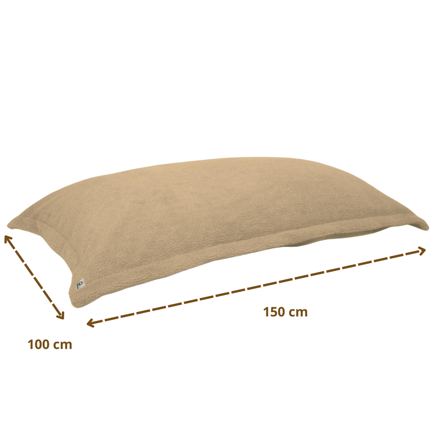 XL reuzen zitkussen 150x100 Beige, voor binnen