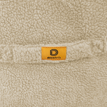 Pouf fauteuil XXL d'intérieur en tissu sherpa - 120x70x90 cm - Beige - Deco-arts.fr