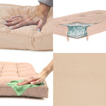 Matelas beige clair 185x55 cm - imperméable