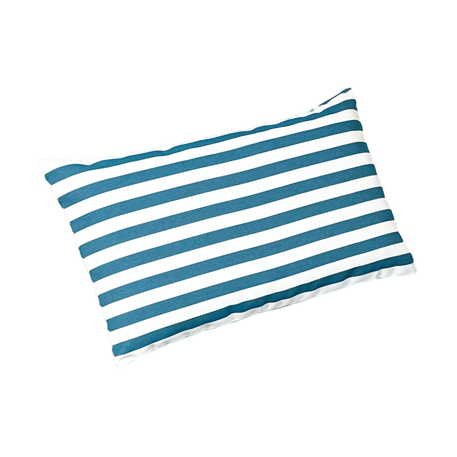 Matelas Transat Premium 190x60 Rayure Verte, pour l'extérieur et la piscine