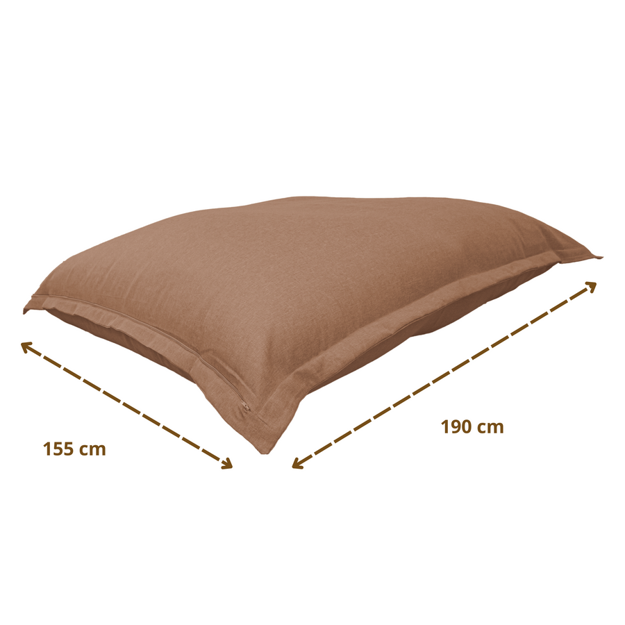 XXL-Riesen-Sitzsack 190x155 Marron – Foto 6