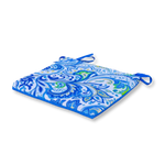 Lot de 4 Galettes de Chaise 35x35x3 cm motif Arabesque - Deco-arts.fr