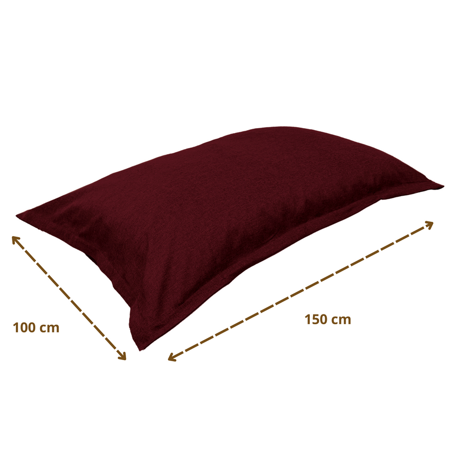 XL-Riesen-Sitzkissen 150x100 Pflaume, für den Innenbereich