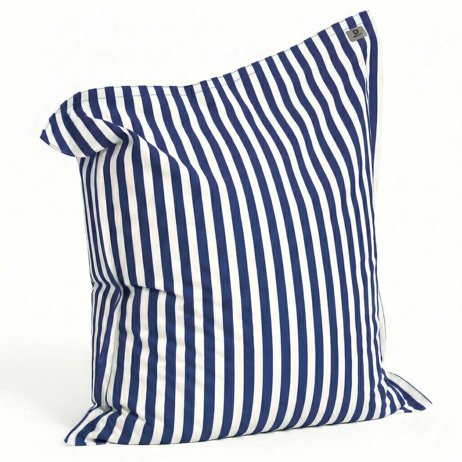 Bezug für Riesensitzsack XXL 180x140 Streifen Marineblau – Foto 6