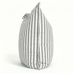 Pouf gris clair 180x140 cm - déhoussable, anti-UV