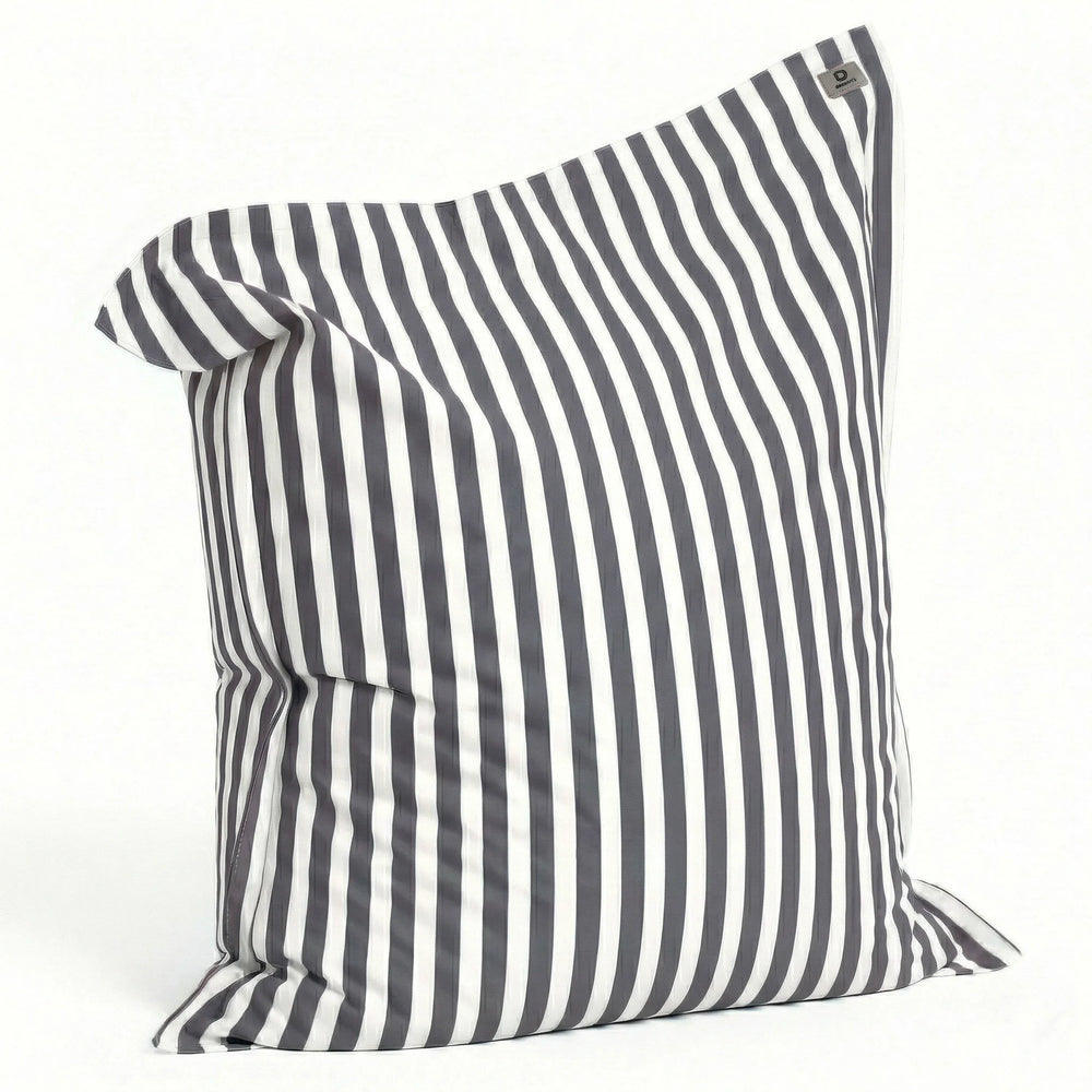 Cover for Giant XXL Beanbag 180x140 Stripe Dark Grey – photo 6