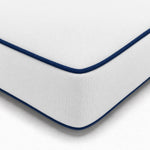 Colchão Premium Espreguiçadeira 190x60 Branco - 10cm Espessura & Apoio Cabeça (Capa Removível)