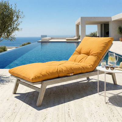 Matelas Bain de Soleil 185x55 Jaune Miel - vue principale
