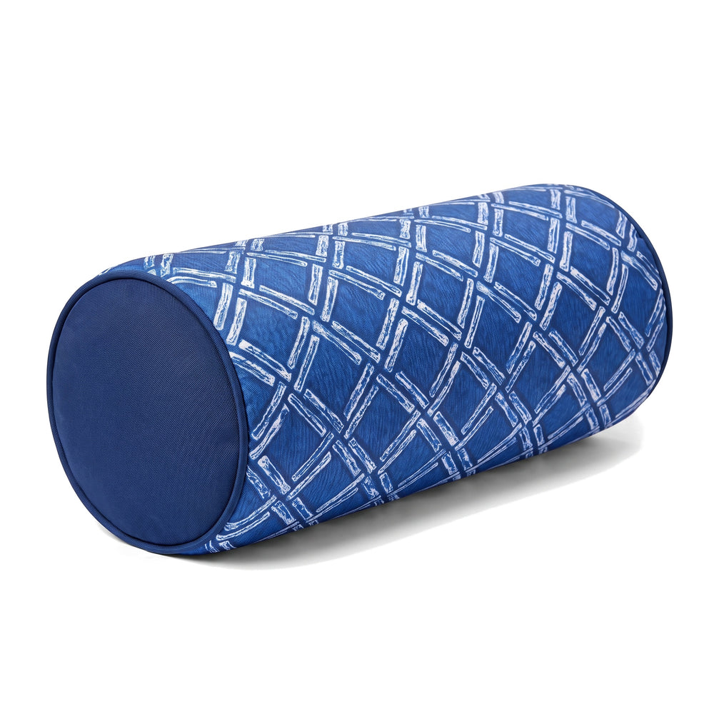 Rolo 45x18, Padrão Náutico Azul
