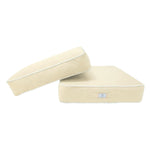 Premium Cushion Set 60x60 Yellow Beurre - Thick 12cm & Piped Finish