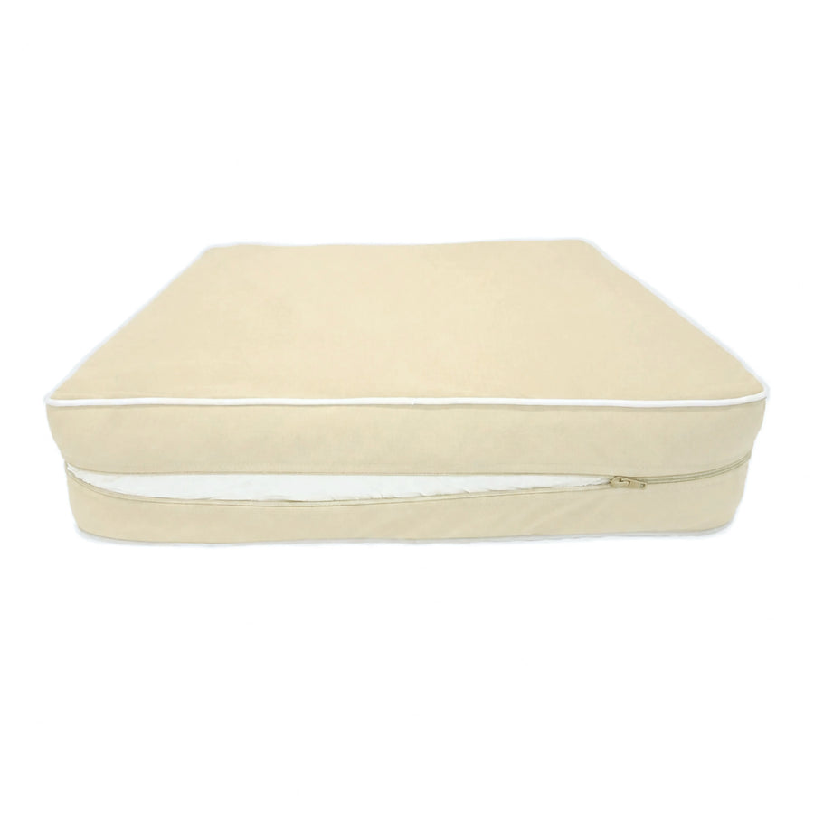 Premium kussenset 50x50 Geel Beurre, polyester stof