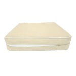 Premium Cushion Set 60x60 Yellow Beurre - Thick 12cm & Piped Finish