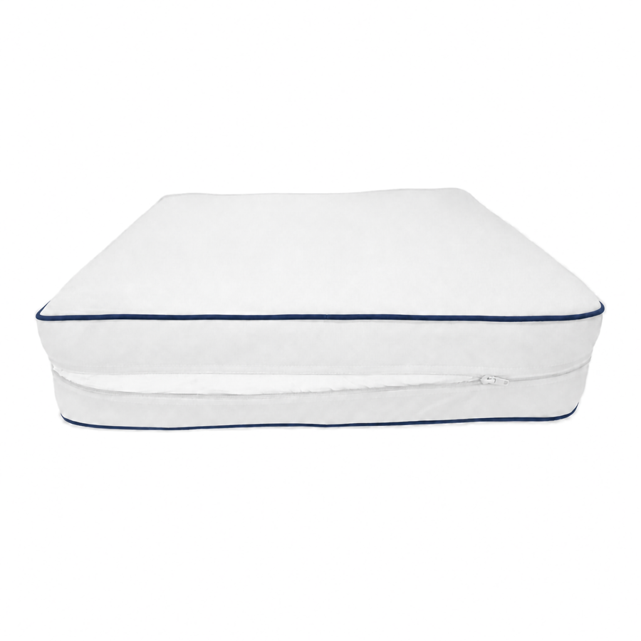 Premium Cushion Set 50x50 White, polyester fabric