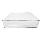 Premium-Kissen-Set 60x60 Weiß - Dick 12cm & Paspelverarbeitung