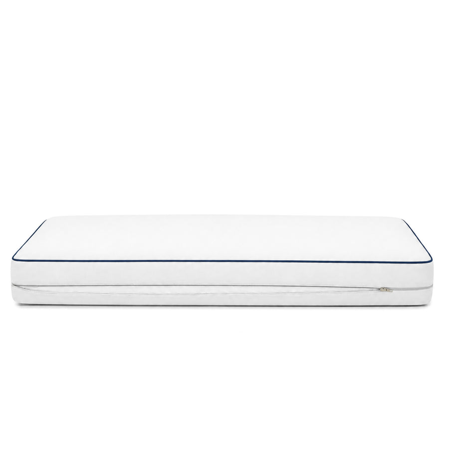 Premium Cushion Set 100x50 White, high-density foam filling